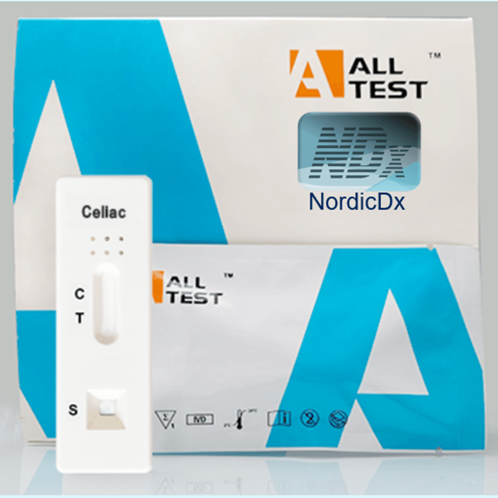 Coeliac test, rapid detection of coeliac disease (blood test)